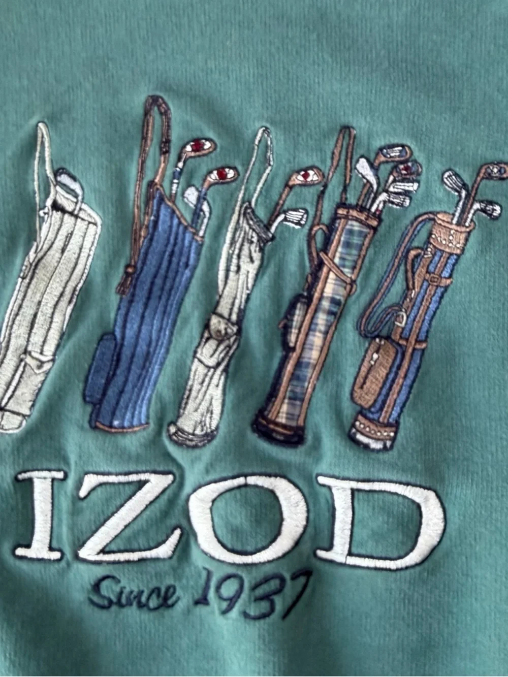 Vintage Izod Embroidered Golf‎ Sweatshirt